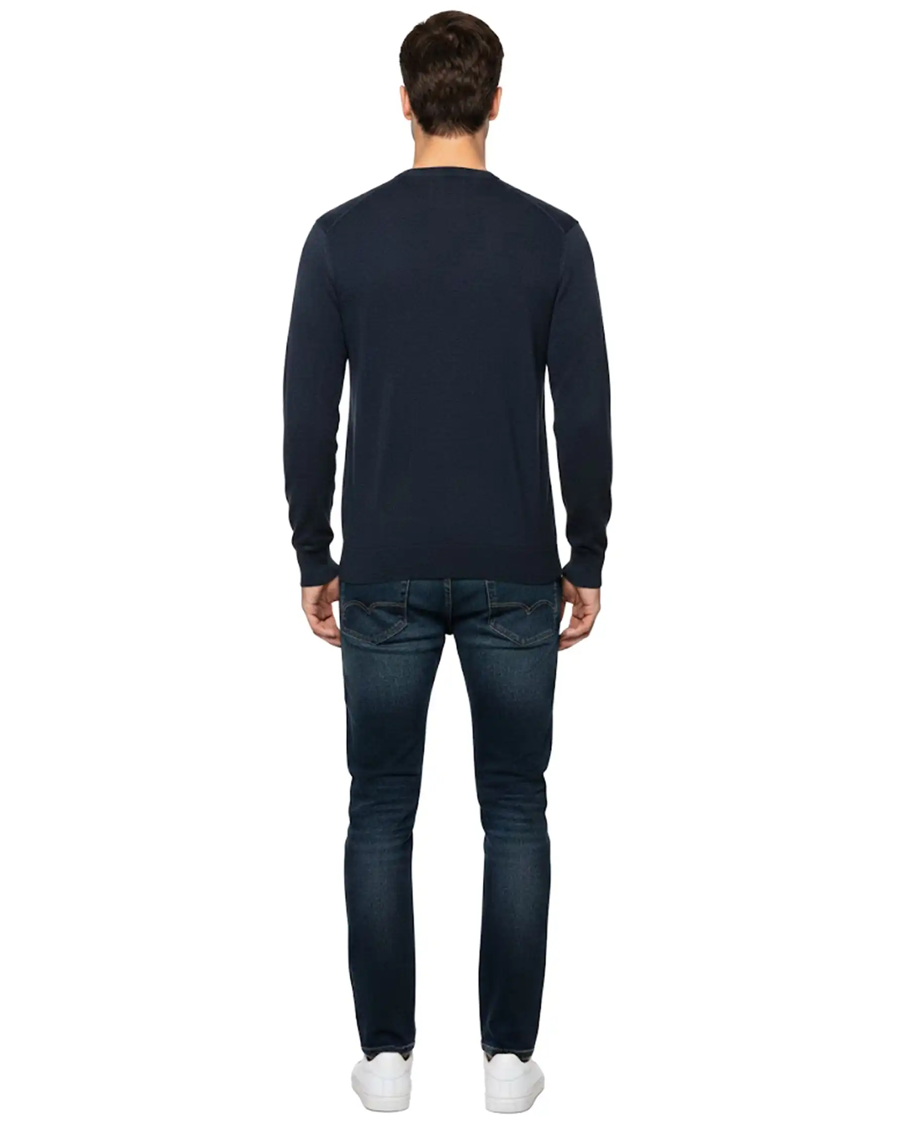 SUN 68 MAGLIONE LIGHT SPECIAL DYED BLU