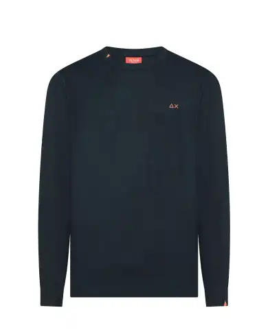 SUN 68 MAGLIONE LIGHT SPECIAL DYED BLU