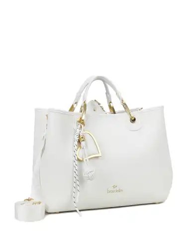 BRACCIALINI BORSA BETH BIANCO