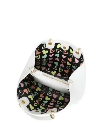 BRACCIALINI BORSA BETH BIANCO