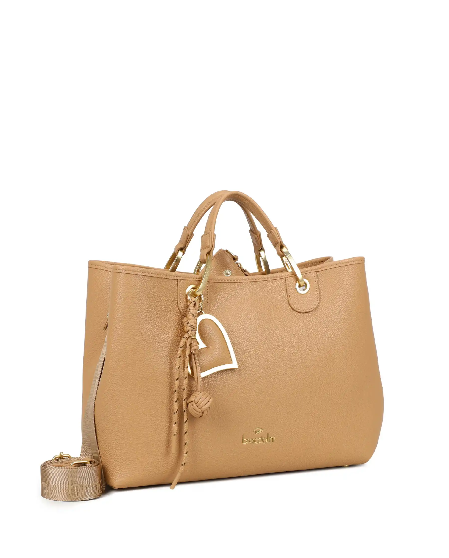 BRACCIALINI BORSA BETH CAMMELLO