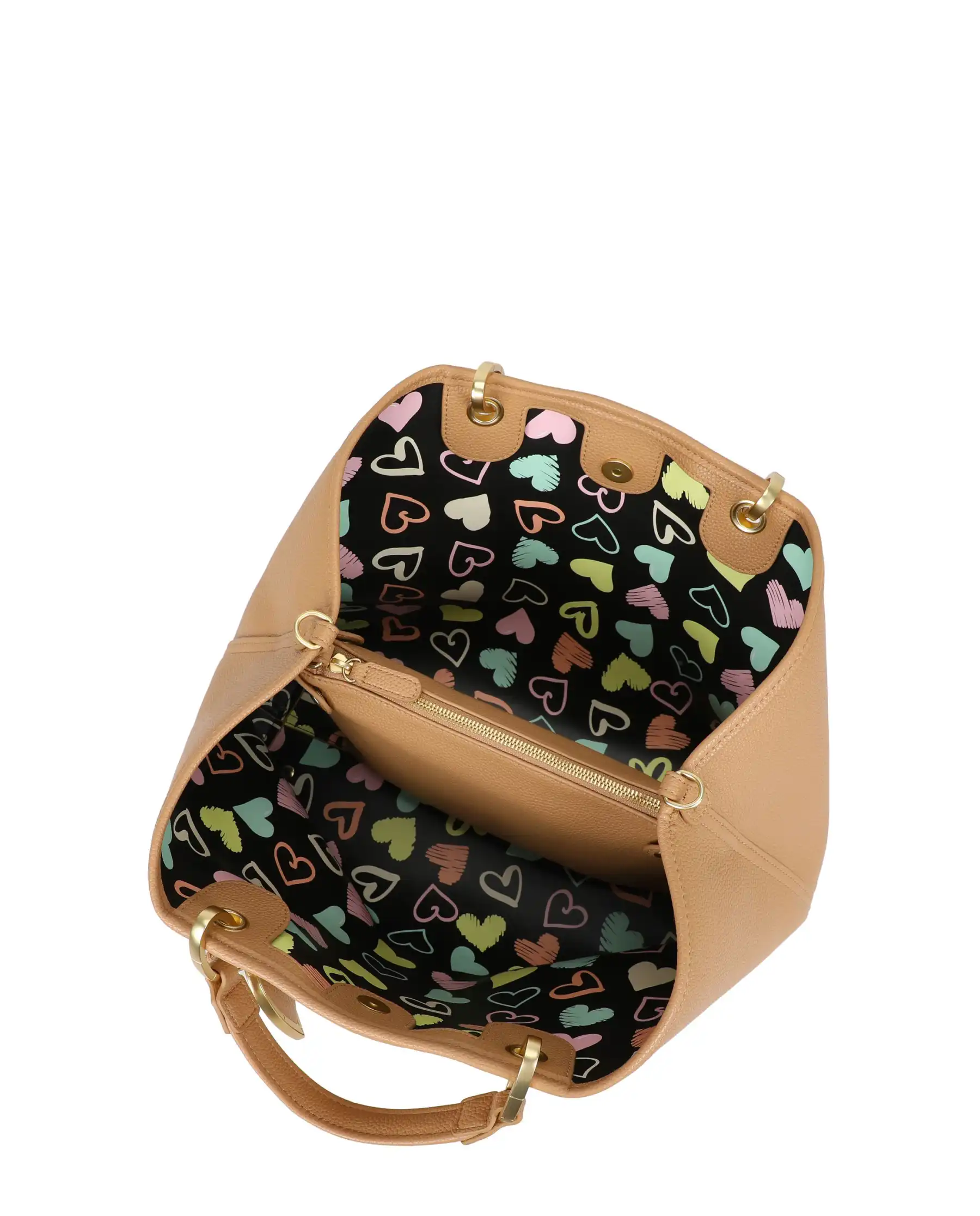 BRACCIALINI BORSA BETH CAMMELLO