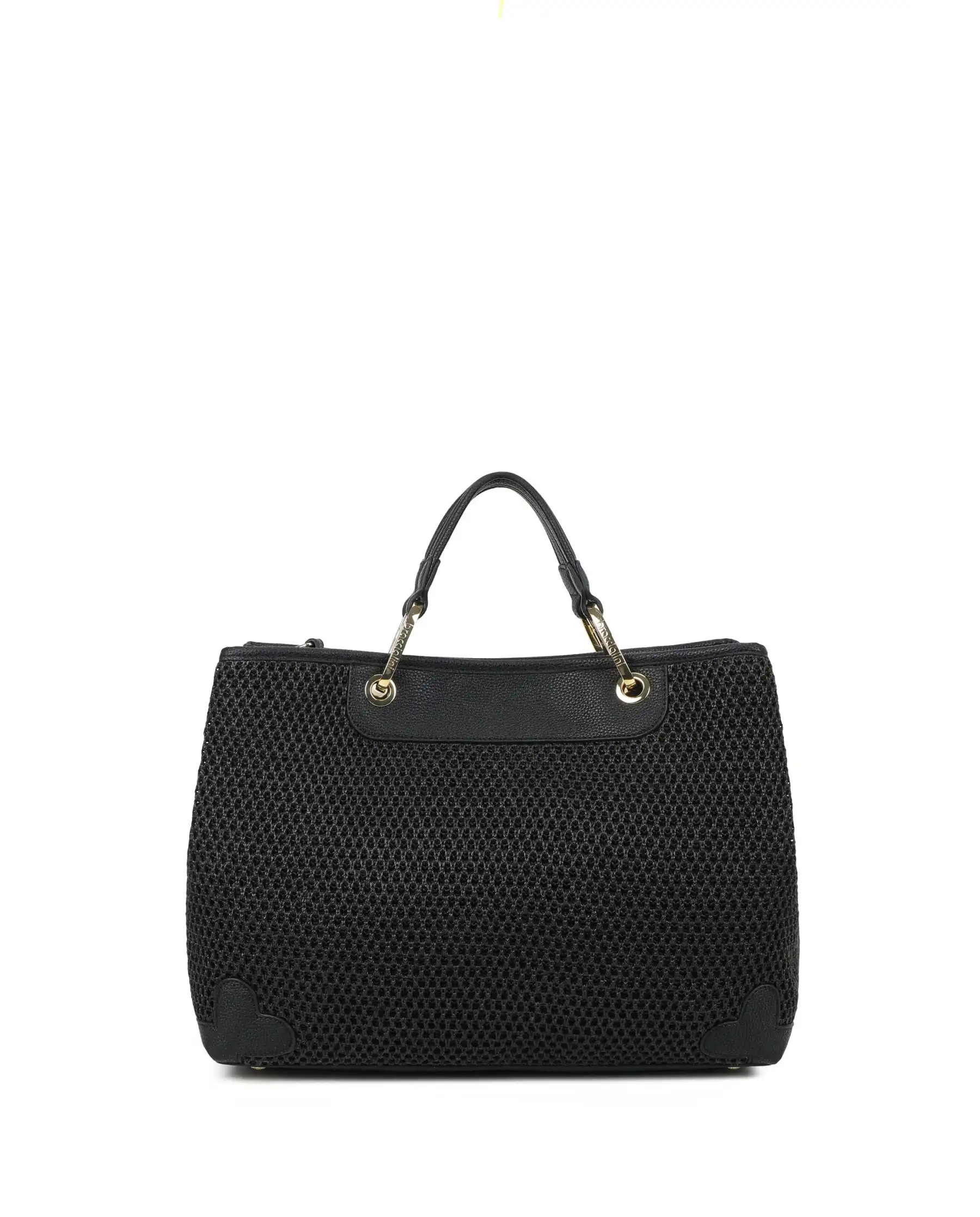 BRACCIALINI BORSA BETH TRICOT NERO