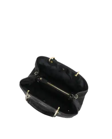 BRACCIALINI BORSA BETH TRICOT NERO