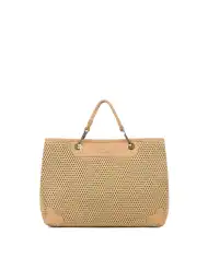 BRACCIALINI BORSA BETH TRICOT CAMMELLO