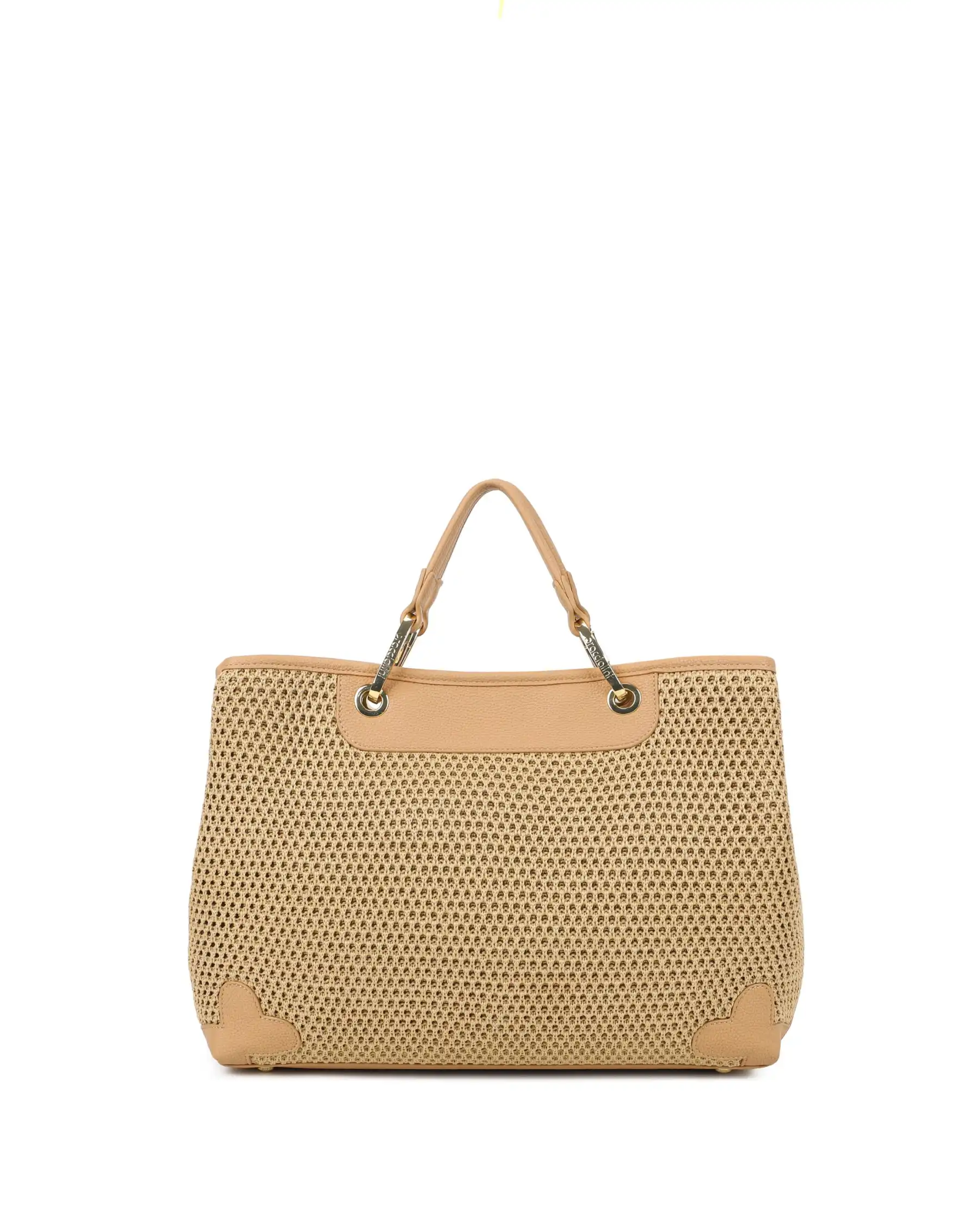 BRACCIALINI BORSA BETH TRICOT CAMMELLO