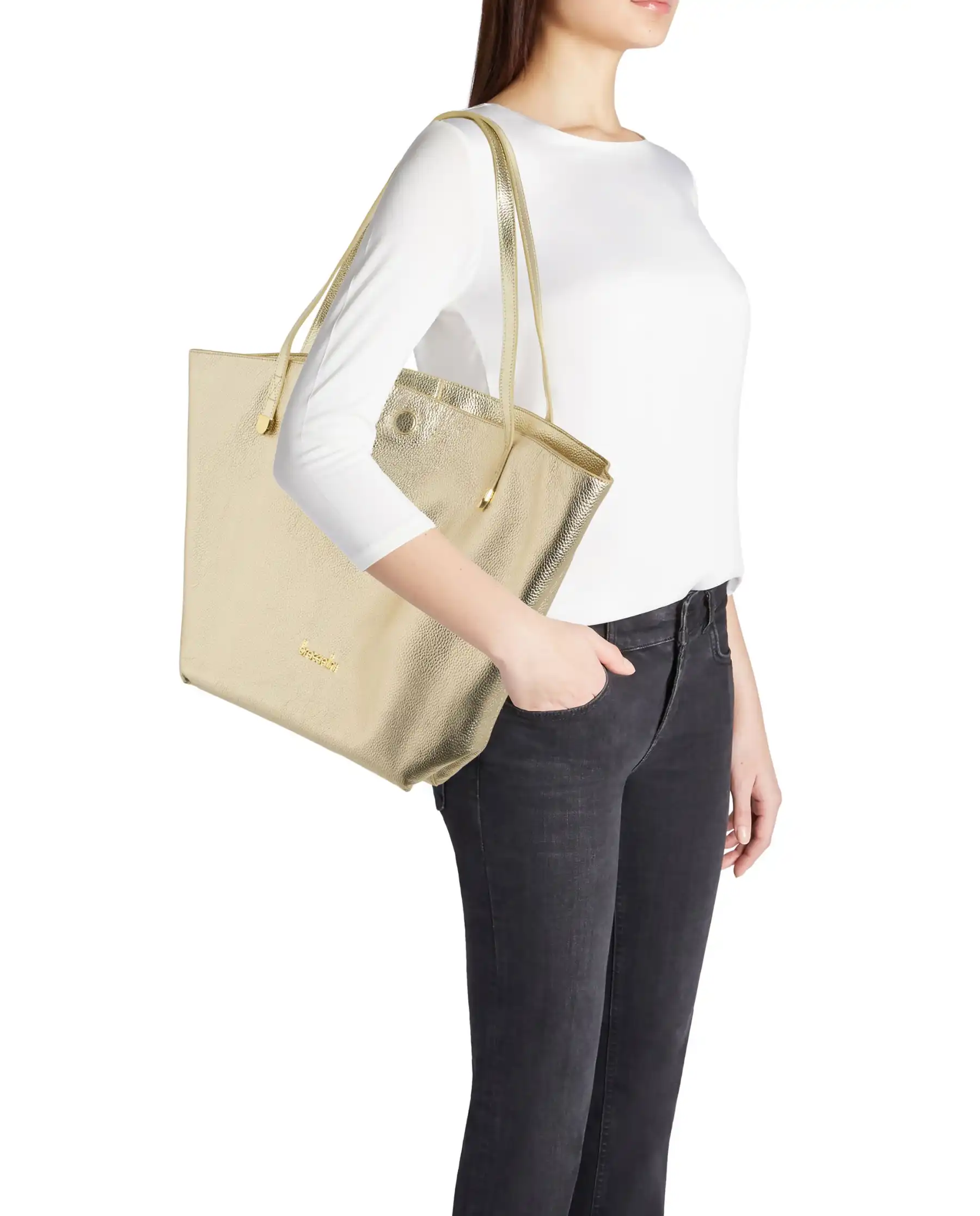 BRACCIALINI BORSA ARIEL ORO