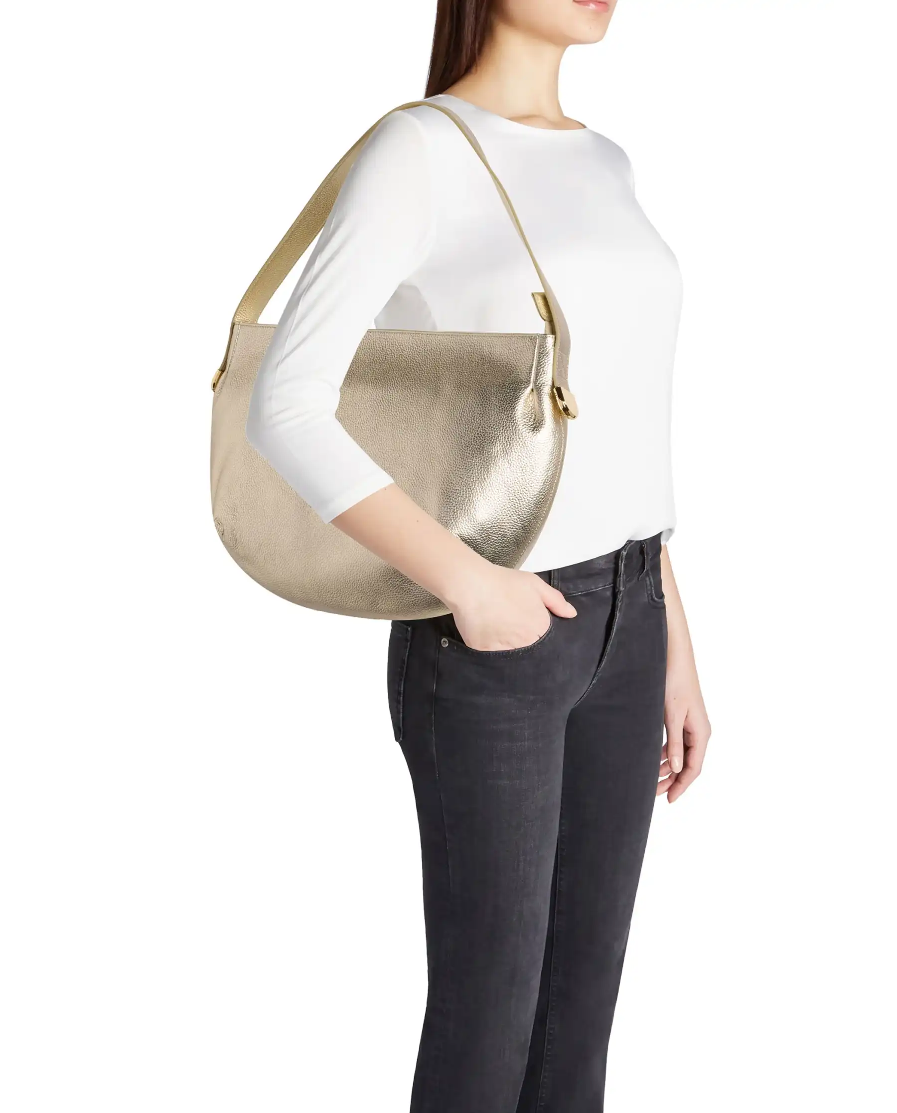BRACCIALINI BORSA ARIEL ORO
