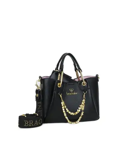 BRACCIALINI BORSA AMY NERO