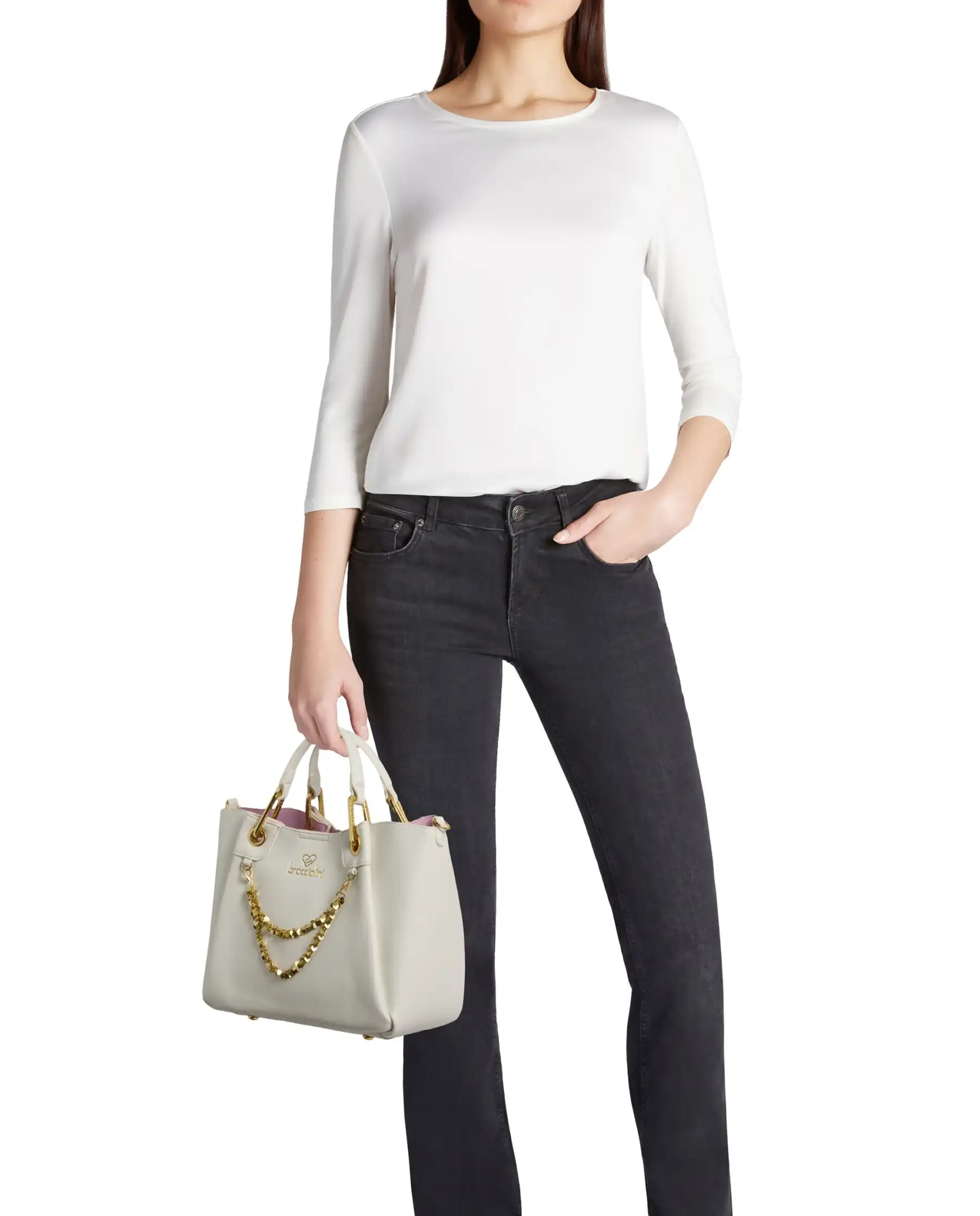 BRACCIALINI BORSA AMY BIANCO
