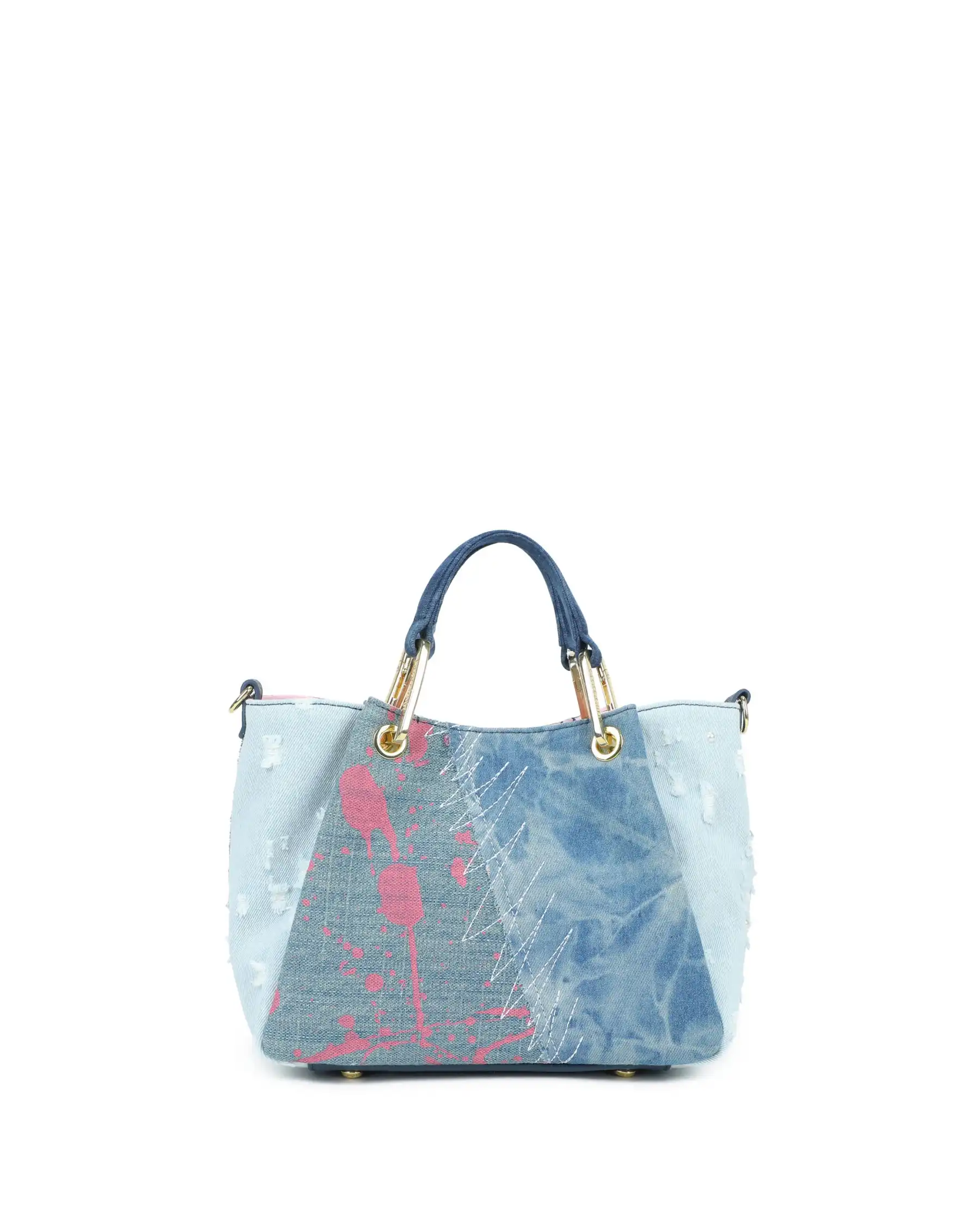 BRACCIALINI BORSA AMY JEANS BLU
