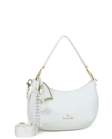 BRACCIALINI BORSA BETH BIANCO