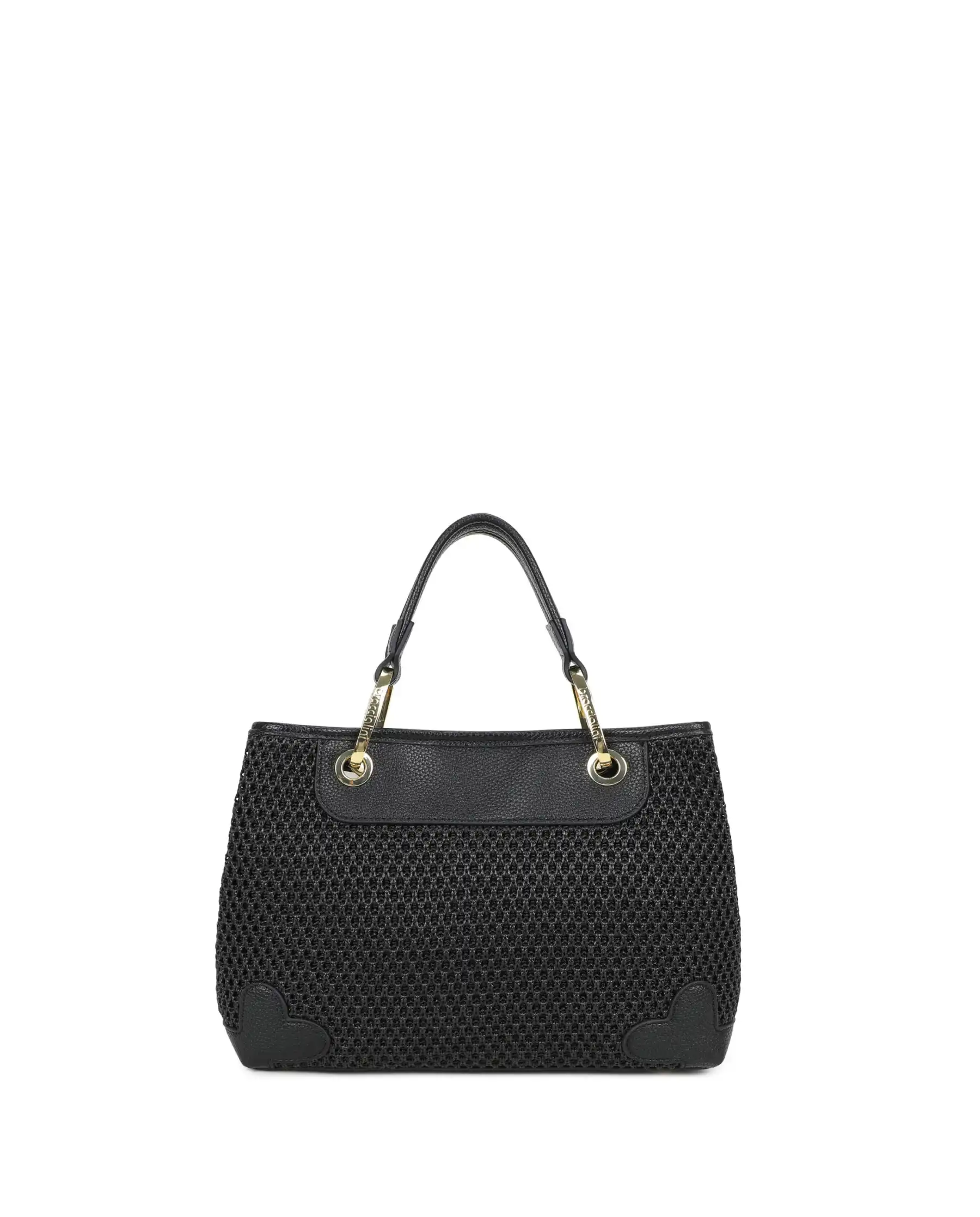 BRACCIALINI BORSA BETH TRICOT NERO