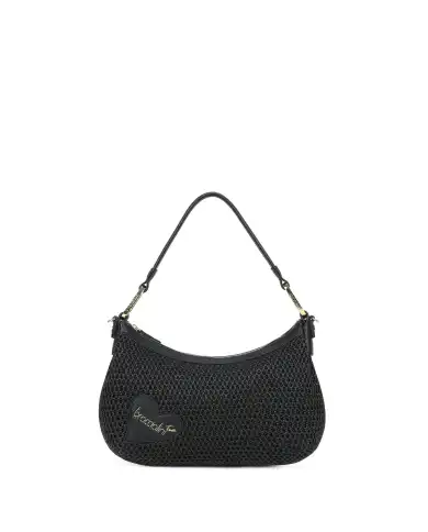 BRACCIALINI BORSA BETH TRICOT NERO