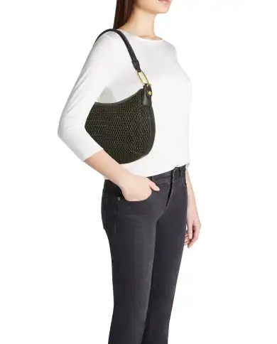 BRACCIALINI BORSA BETH TRICOT NERO
