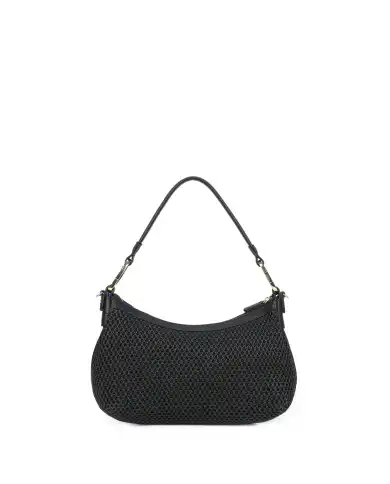 BRACCIALINI BORSA BETH TRICOT NERO