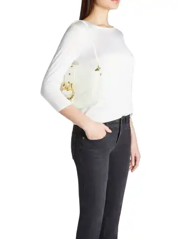 BRACCIALINI BORSA BAROQUE BIANCO