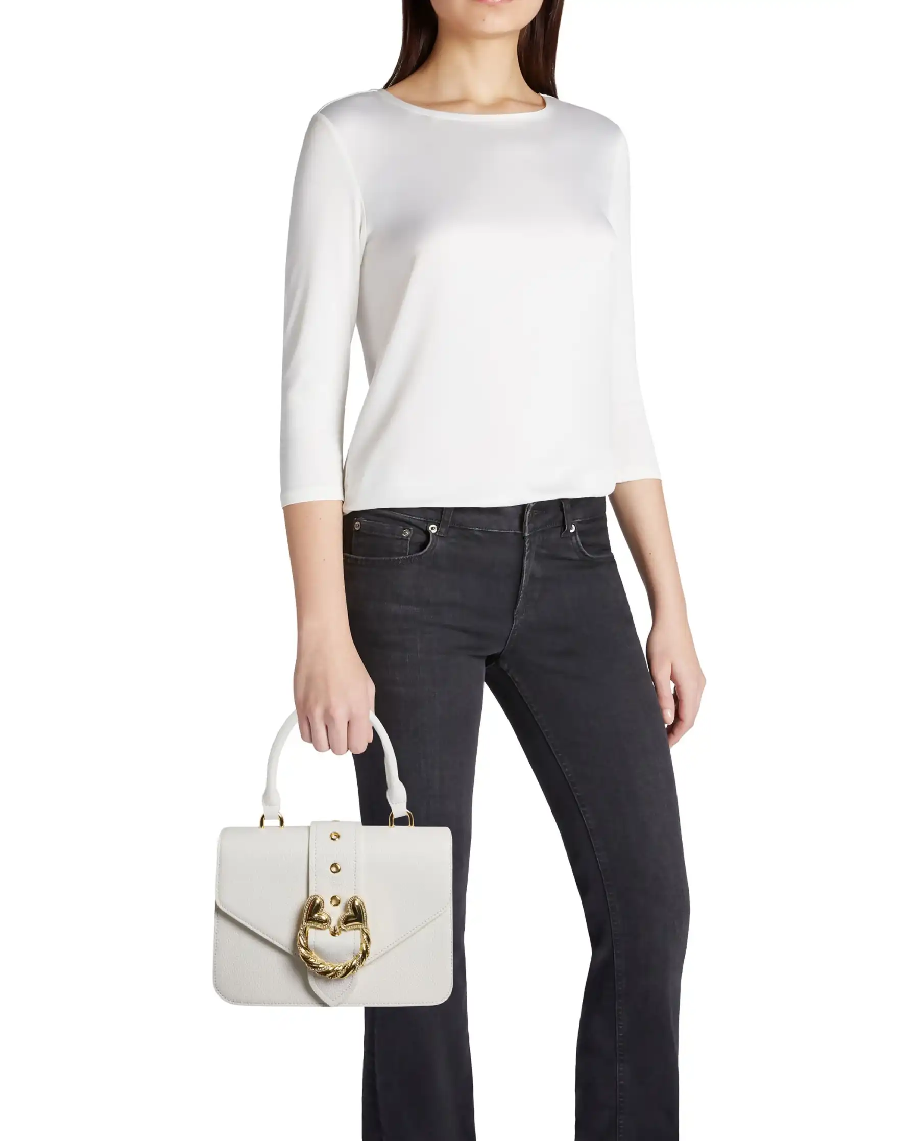 BRACCIALINI BORSA BAROQUE BIANCO
