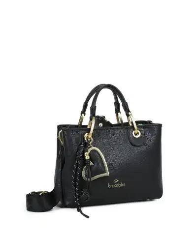 BRACCIALINI BORSA BETH NERO