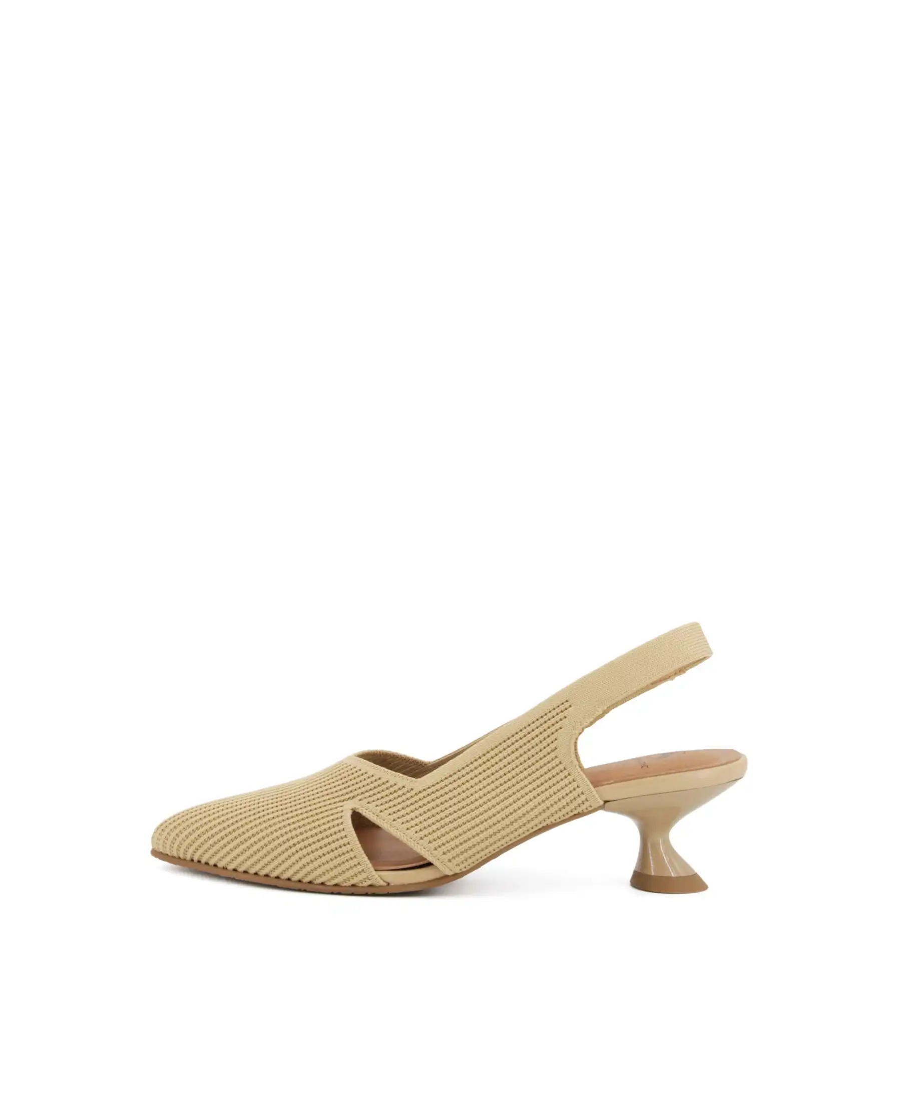 MISS ELASTIC SLING BACK REINE BEIGE