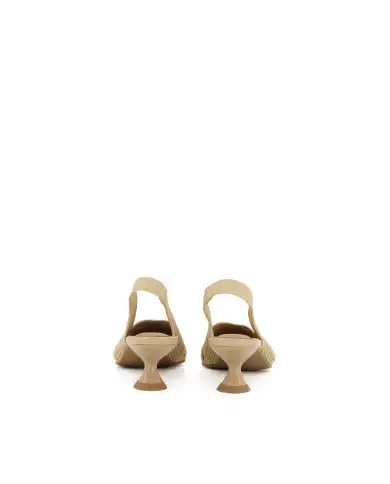MISS ELASTIC SLING BACK REINE BEIGE