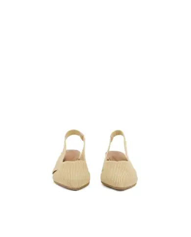 MISS ELASTIC SLING BACK REINE BEIGE