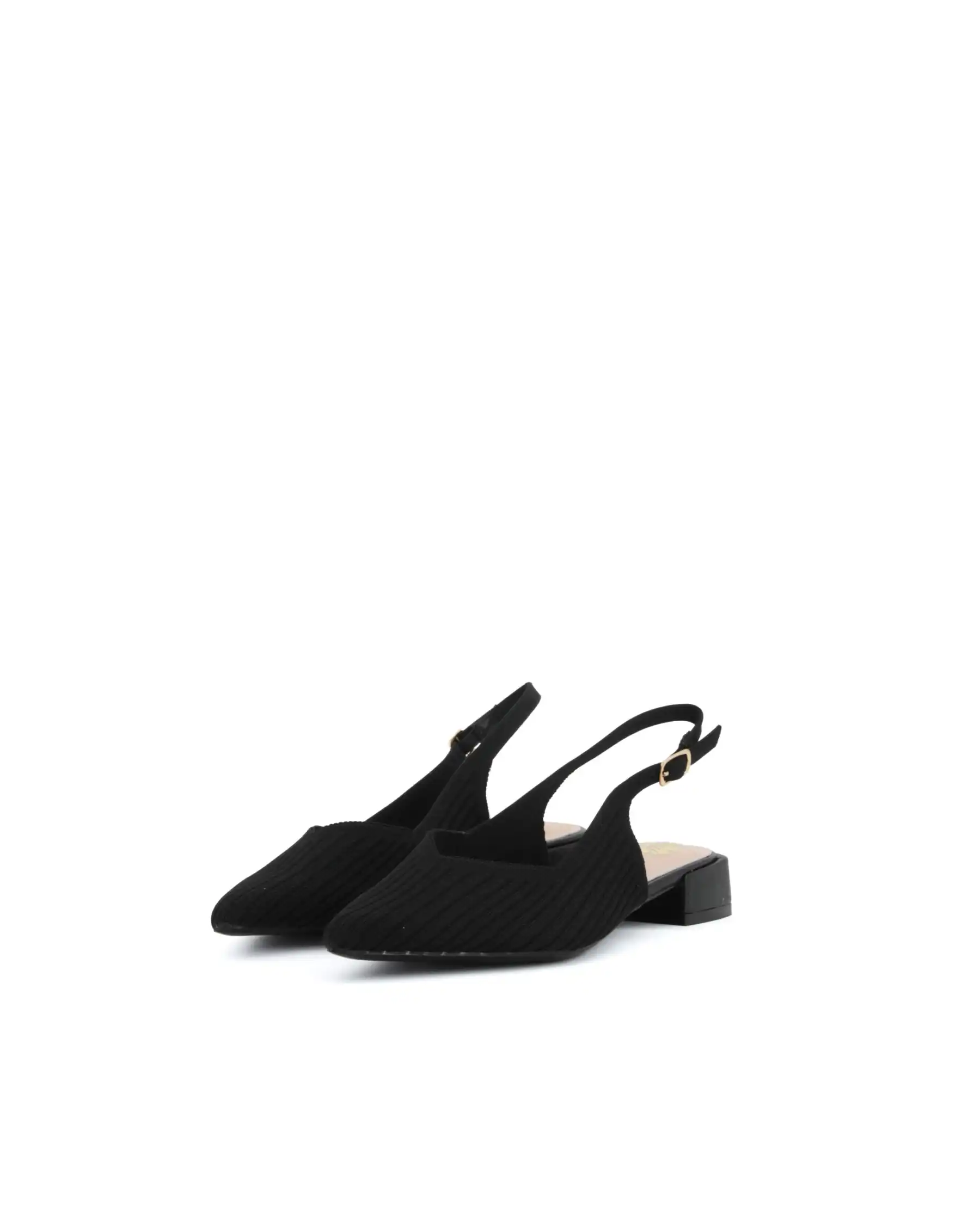 CLAUD•V SLING BACK NERO