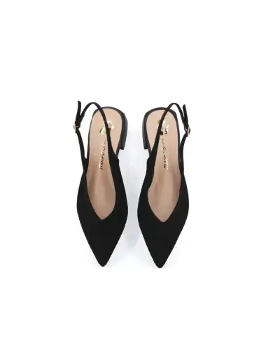 CLAUD•V SLING BACK NERO