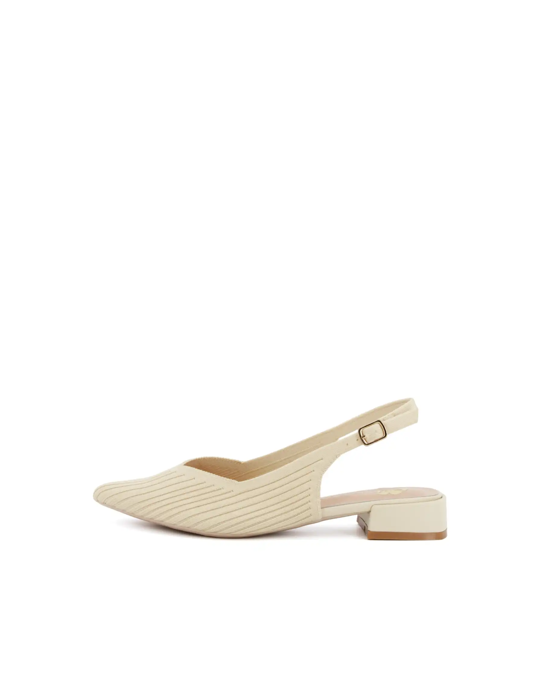 CLAUD•V SLING BACK BEIGE