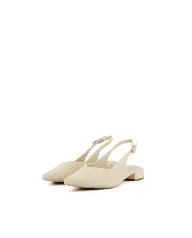 CLAUD•V SLING BACK BEIGE