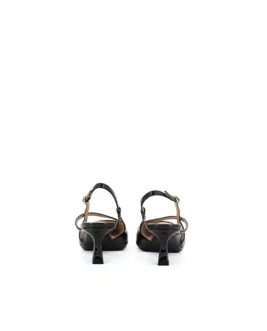 CLAUD•V SLING BACK NERO