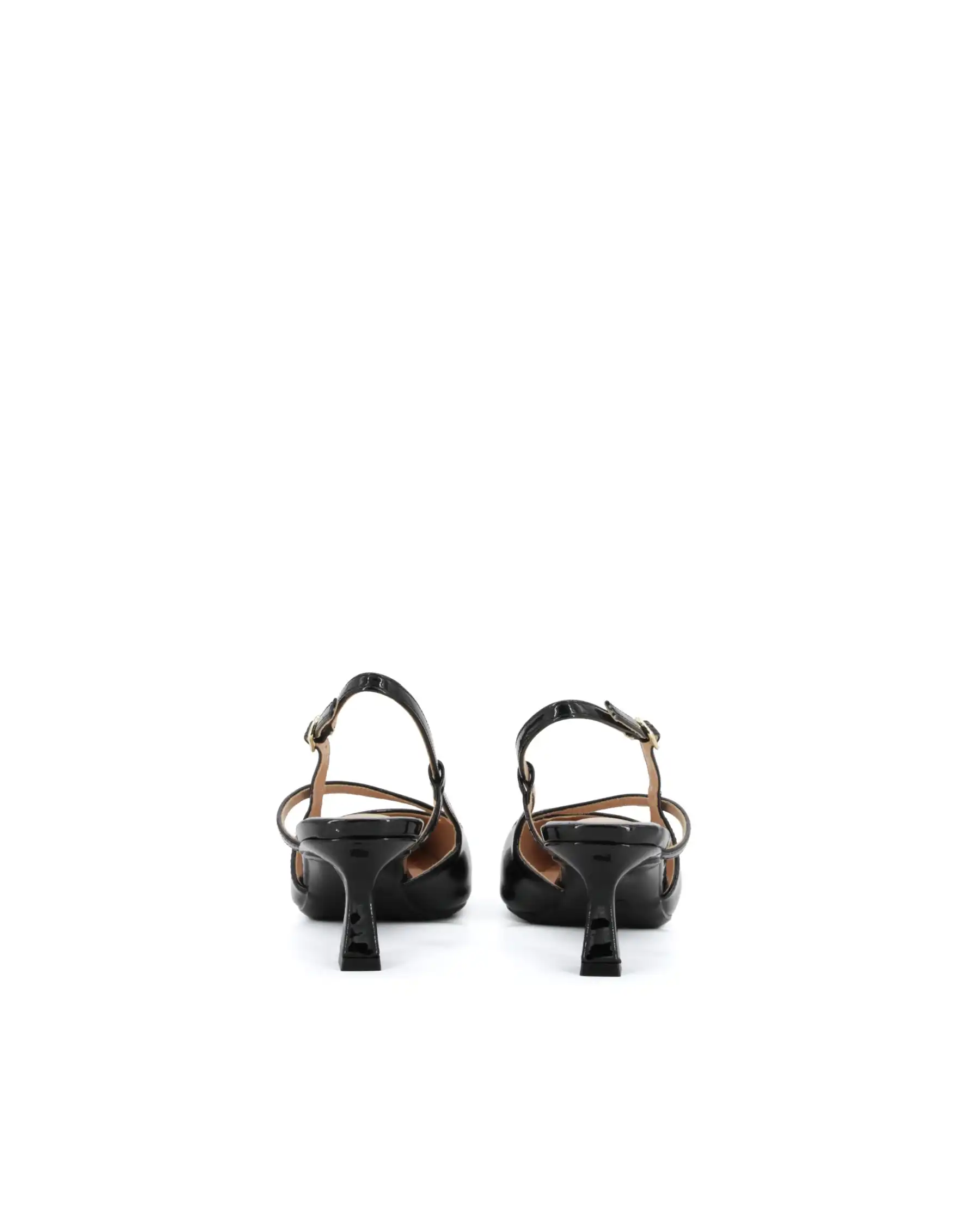 CLAUD•V SLING BACK NERO