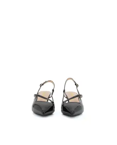 CLAUD•V SLING BACK NERO