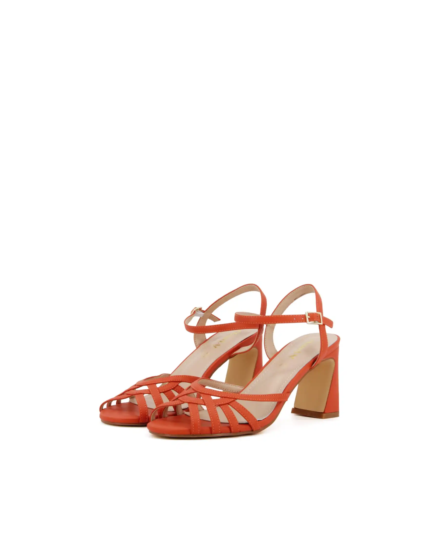 CLAUD•V SANDALI RAGNETTO ARANCIONE