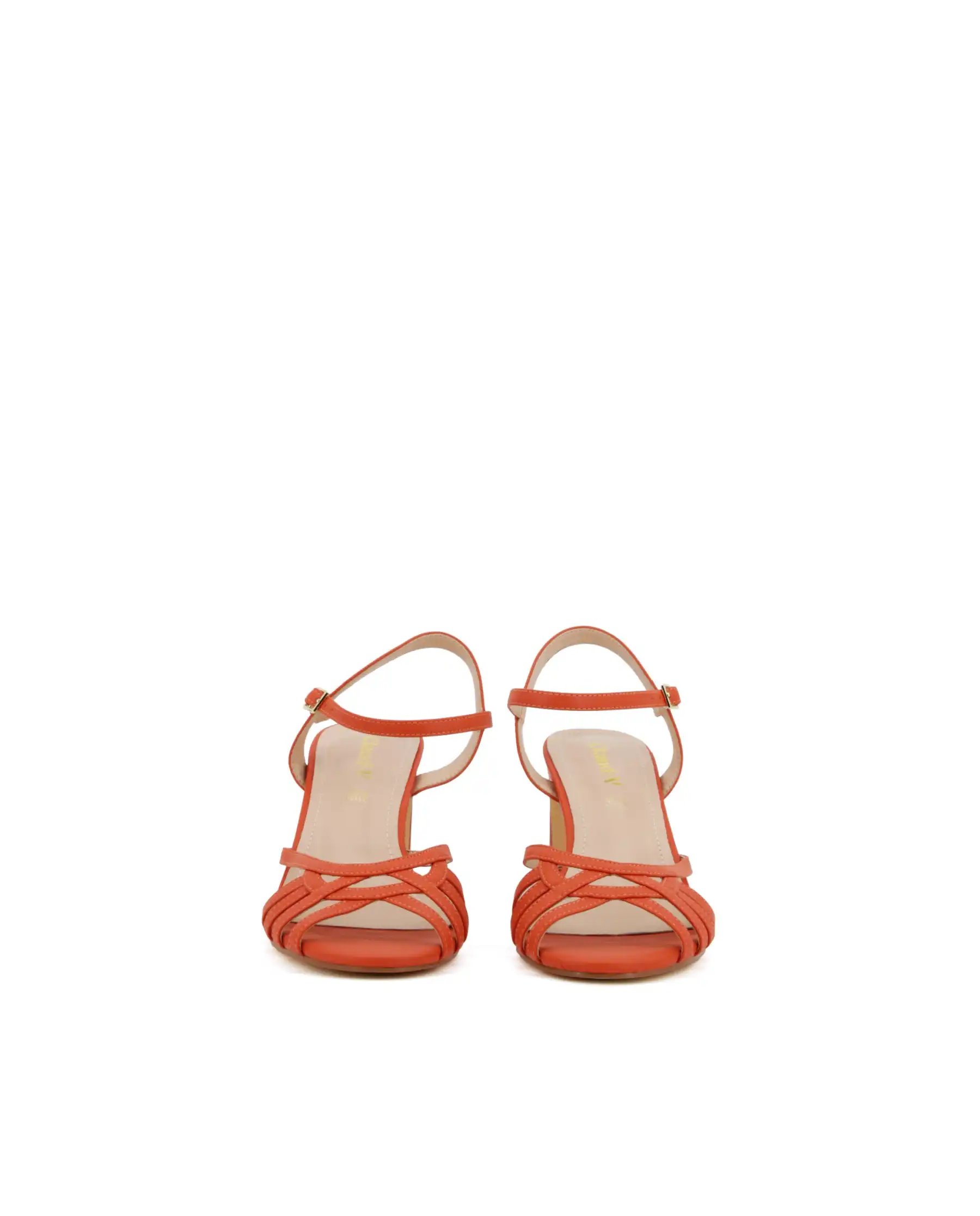 CLAUD•V SANDALI RAGNETTO ARANCIONE