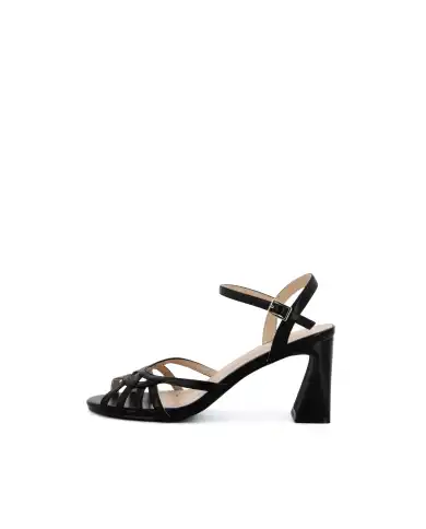 CLAUD•V SANDALI RAGNETTO NERO