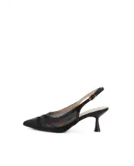 CLAUD•V SLING BACK NERO