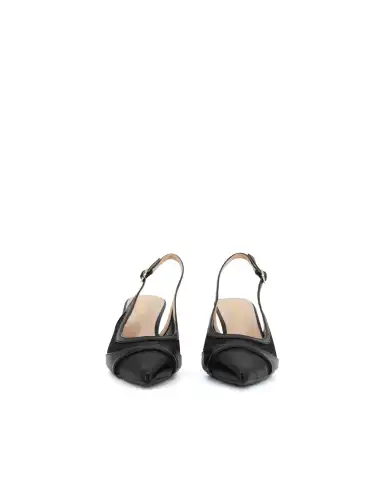 CLAUD•V SLING BACK NERO