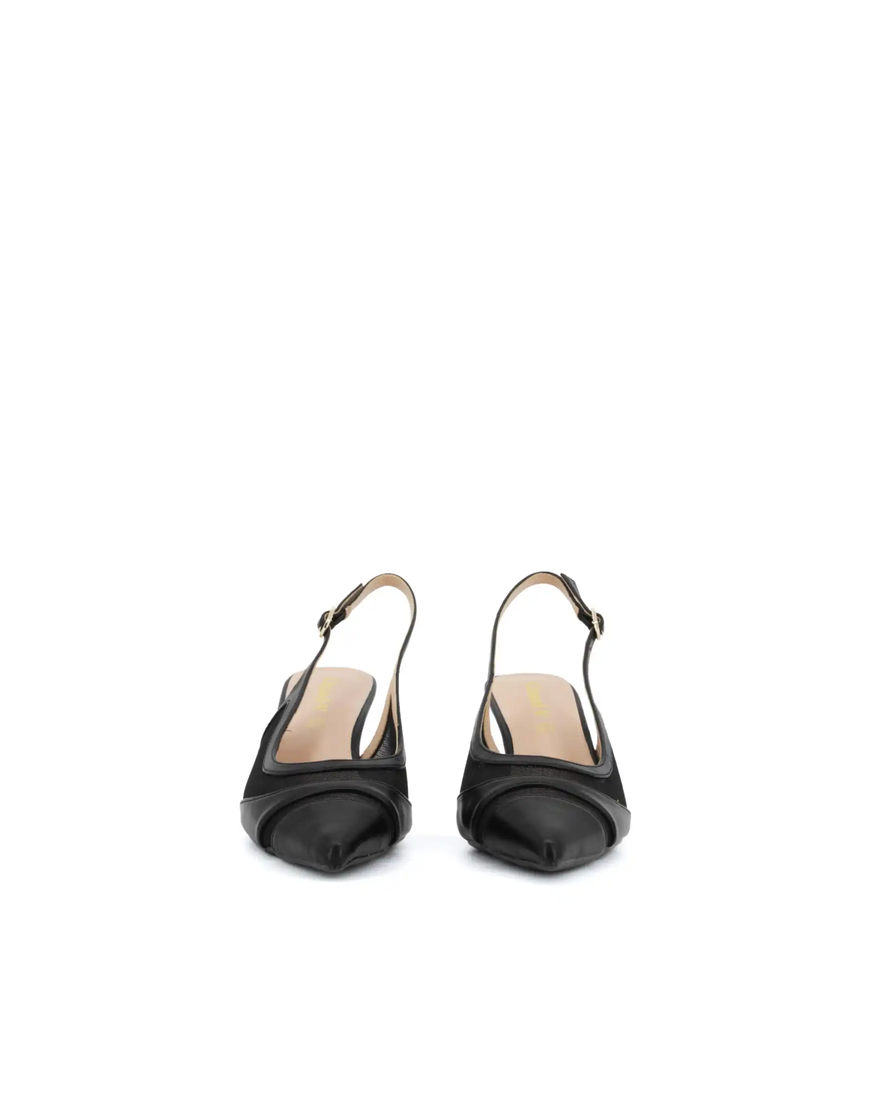 CLAUD•V SLING BACK NERO