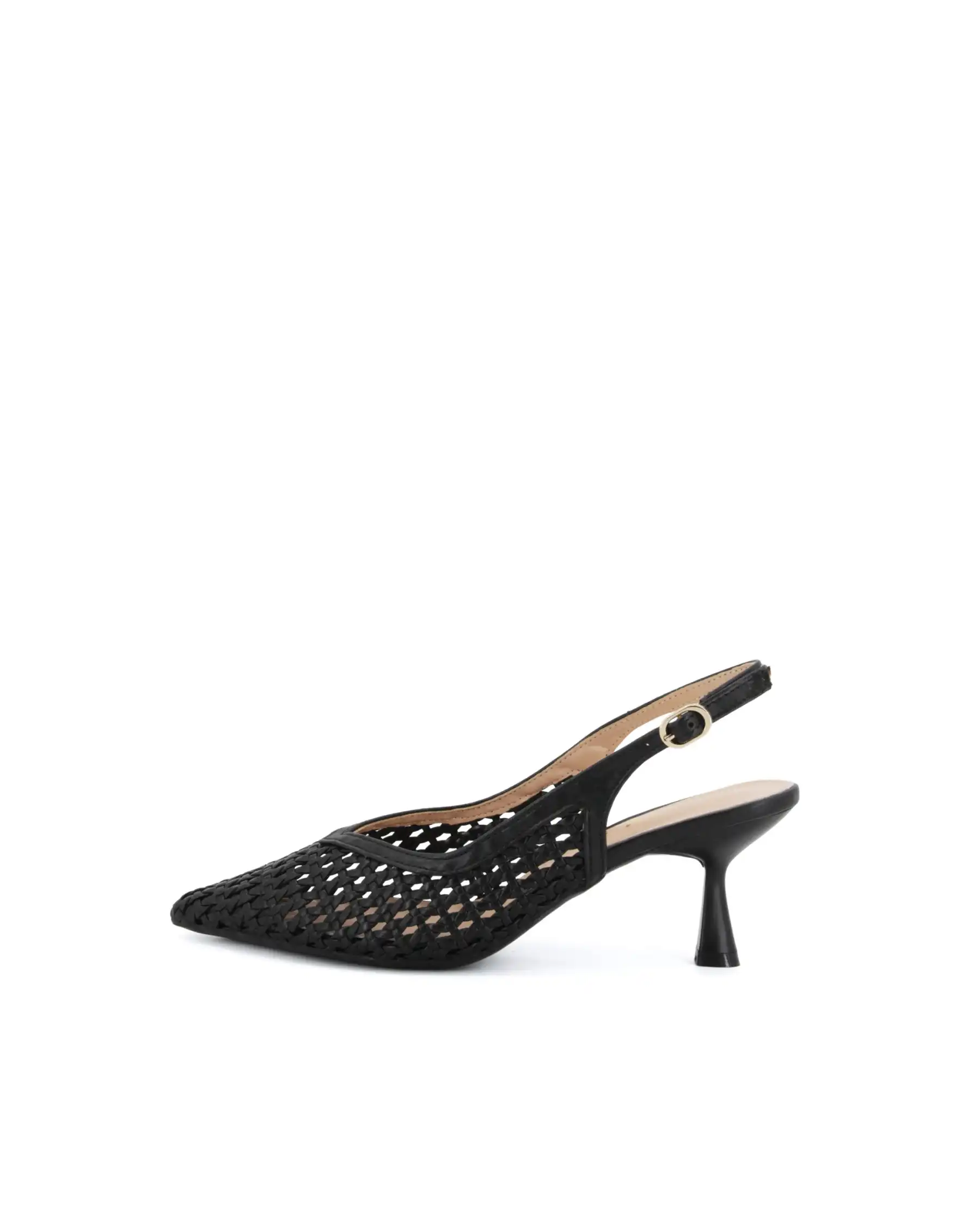 CLAUD•V SLING BACK NERO
