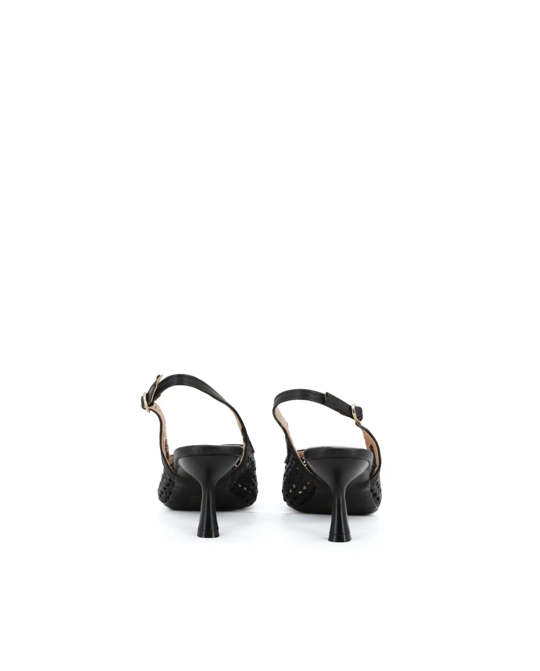 CLAUD•V SLING BACK NERO