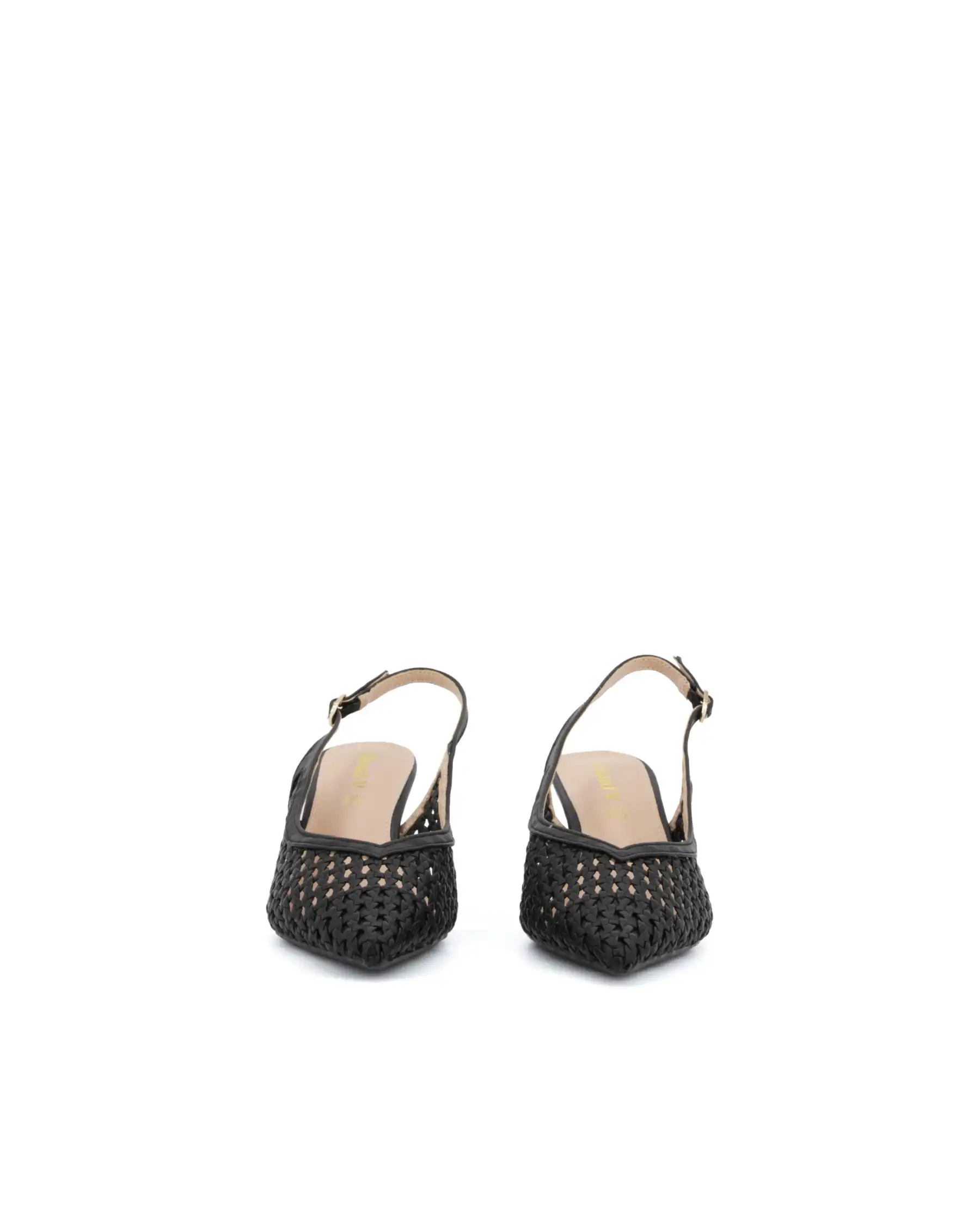 CLAUD•V SLING BACK NERO