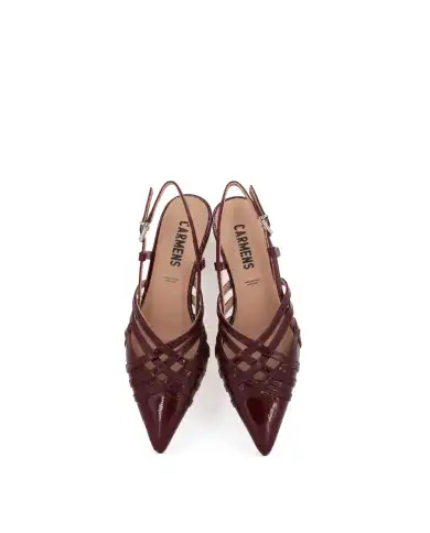 CARMENS SLING BACK BORDEAUX