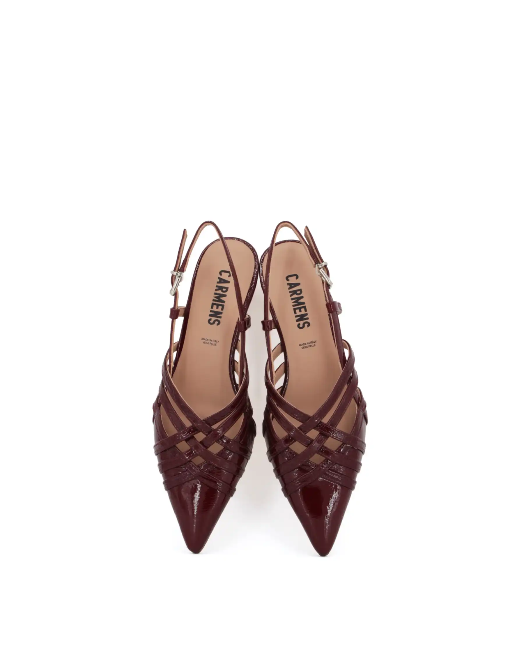 CARMENS SLING BACK BORDEAUX