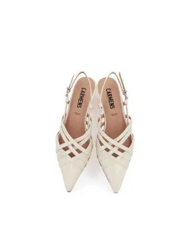 CARMENS SLING BACK AVORIO