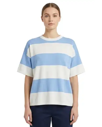 ICHI T-SHIRT LULS LOOSE CIELO