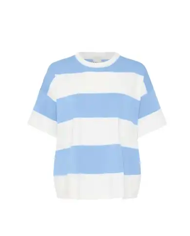 ICHI T-SHIRT LULS LOOSE CIELO