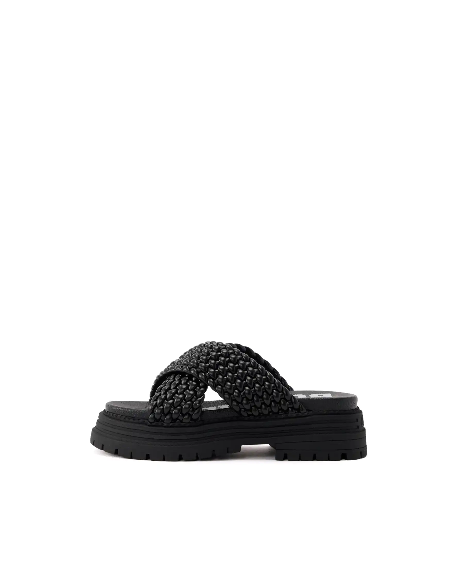 BUFFALO CIABATTINE LENNOX CROSS NERO