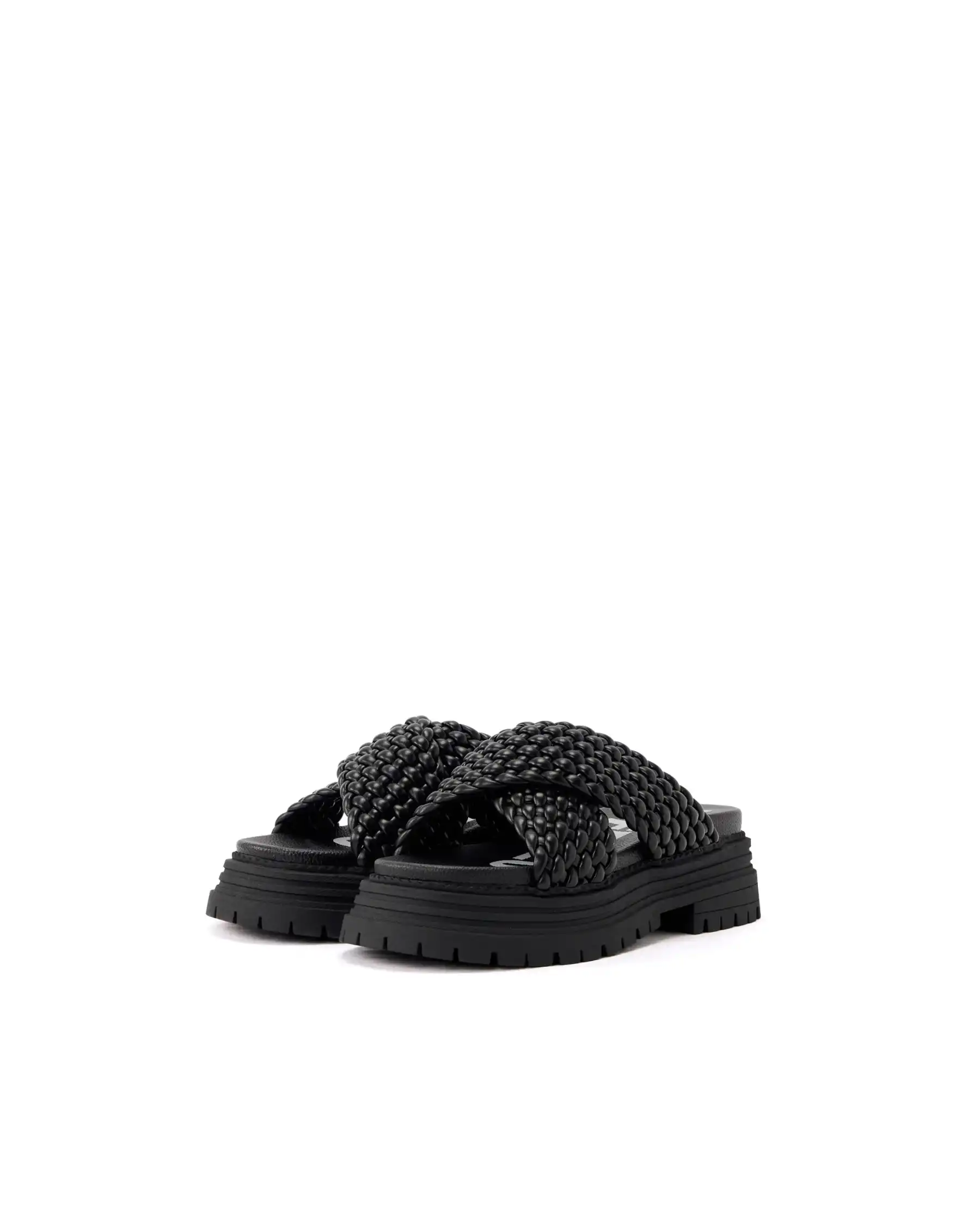 BUFFALO CIABATTINE LENNOX CROSS NERO