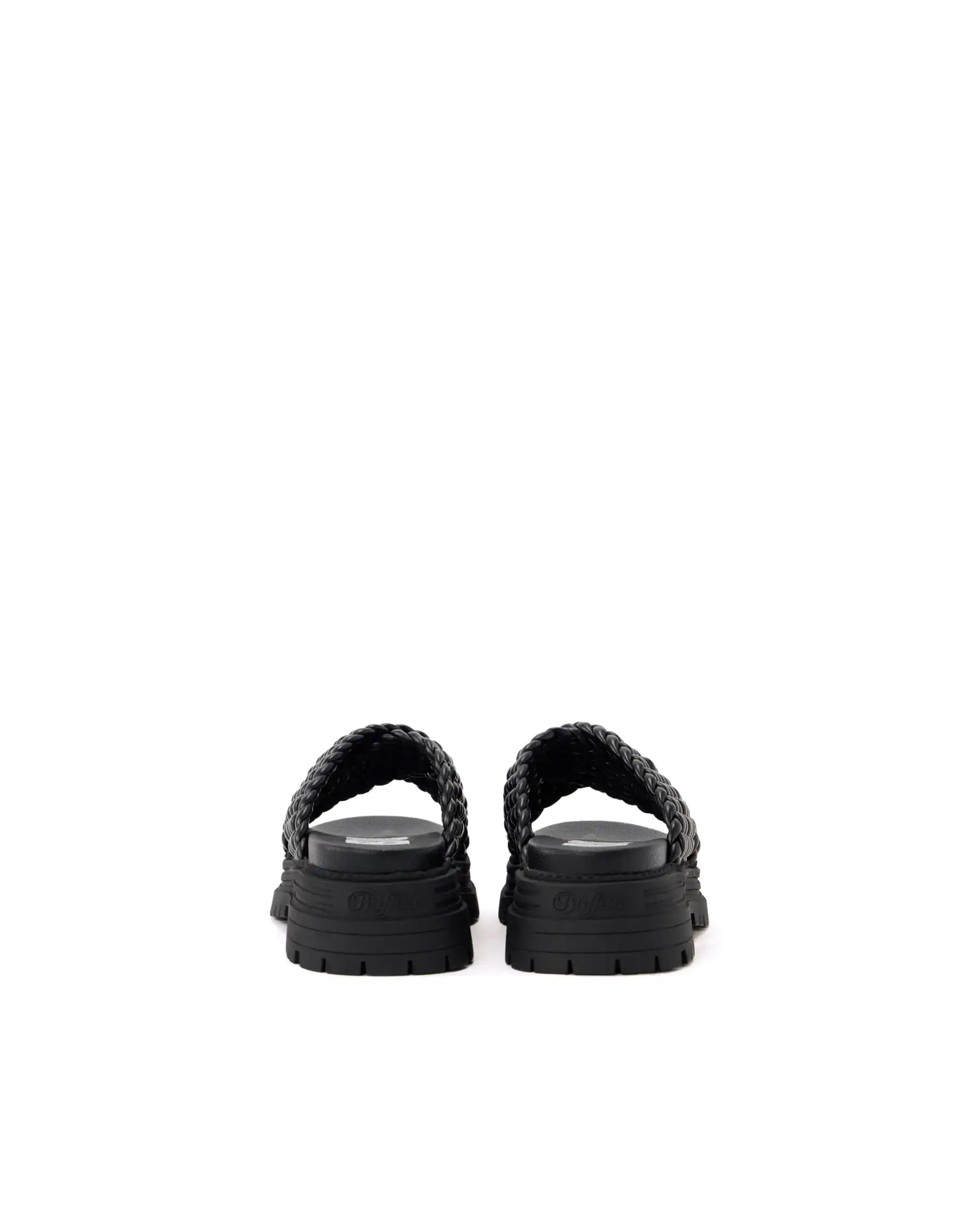 BUFFALO CIABATTINE LENNOX CROSS NERO
